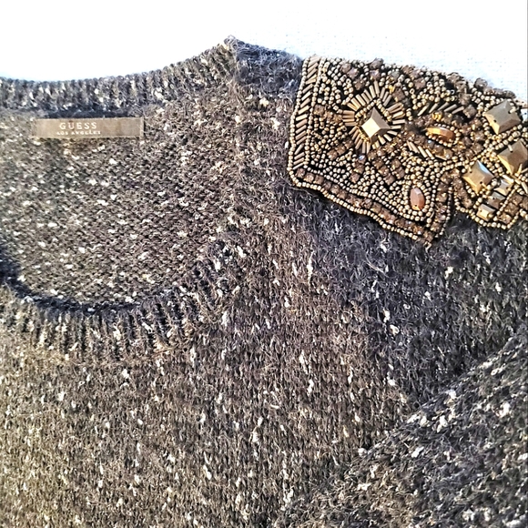 Guess, Small, Sweater w/sequins applique - Picture 2 of 3